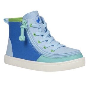 NWT BILLY Footwear Kids Haring Colorblock Sneakers - Blue 6 AFOs walking